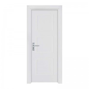 China cheap bedroom wooden doors  white main door factory outlet sound proof commercia