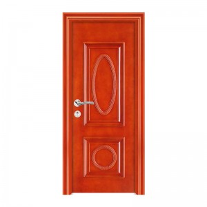 China wpc door skin Paint wooden swing interior door sound proof mould proof doors with lock